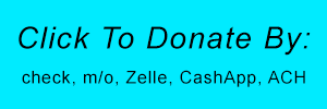 Donate by check, zelle, CashApp ACH